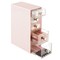 mDesign Plastic 5-Drawer Stackable Makeup Organizer for Vanity